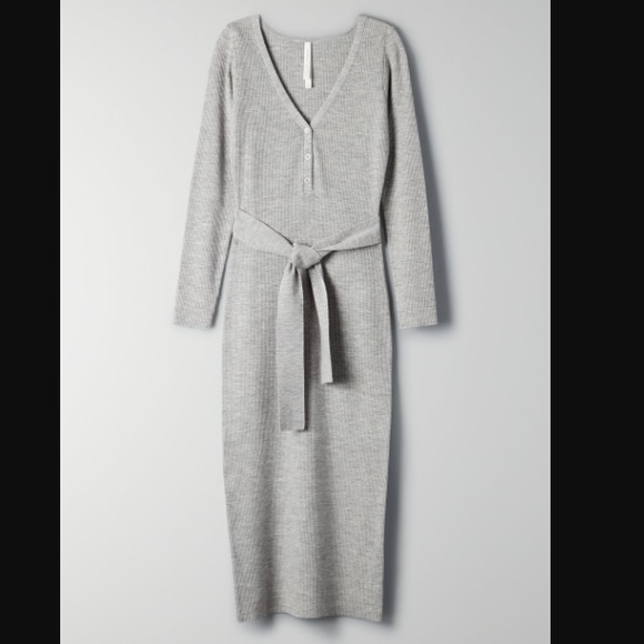 Nwt Aritzia Henley Sweater Dress 